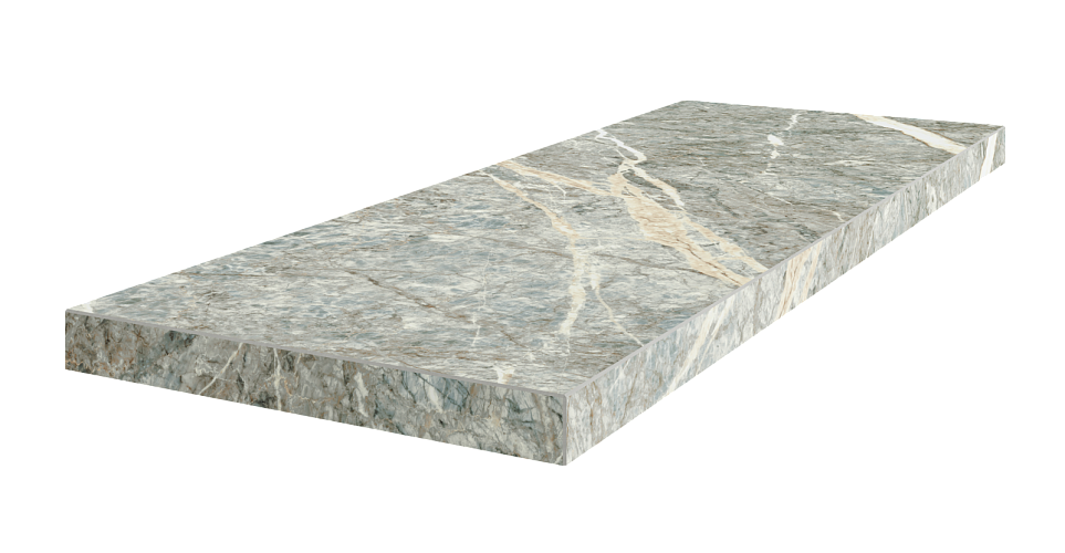 Ступень угловая левая Уффици Грэй / Uffizi Grey Scal.90 Ang.Sx 33x90