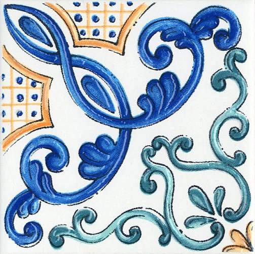 Вставка Капри Майолика STG/A487/1146H 9,8x9,8