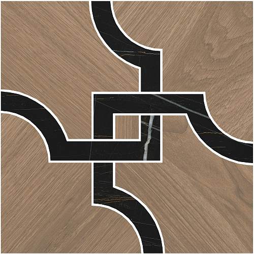 Декор Монтиони Наборный Матовый 1 ID133 30x30