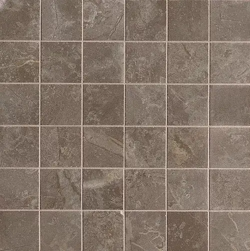 Roma Stone Pietra Brown Macromosaico Satin fQXH 30x30