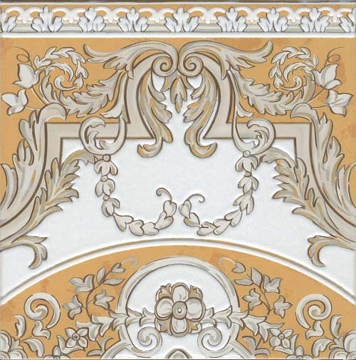 Декор Алмаш HGD\B511\SG9174 Продолжение угла Желтый 30х30