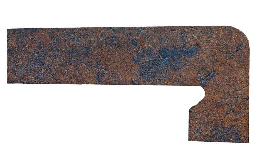 Плинтус Для Ступеней Metalica 327 Cherry, Правый R9 Антискользящий 17,5x39,5