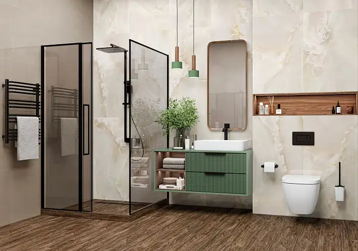 Monaco Onyx Crema 60120MCA01P Полированный Керамогранит 60x120