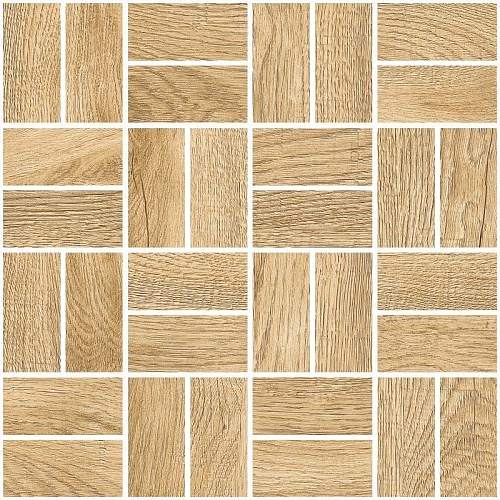 Мозаика Italian Wood Медовый G-251/SR/m12 24,5x24,5