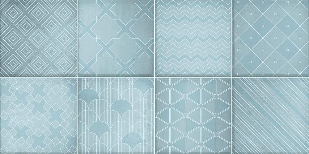 Richard Голубой TWU09RCD016 Глянцевая 24,9x50