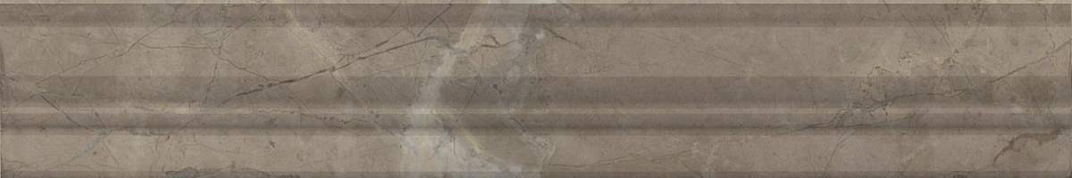 Бордюр Серенада BLC033R Бежевый Тёмный Глянцевый Обрезной 5x30