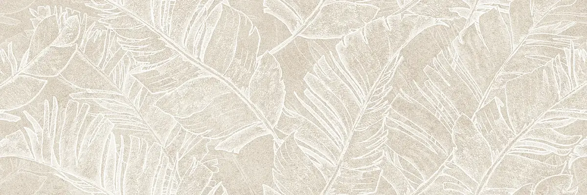 Garden Бежевые Растения TWU3090GAR14R Матовая 30x90