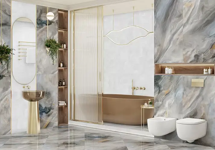 Illusion Flow 6060ILN55HG Суперполированный Керамогранит 60x60