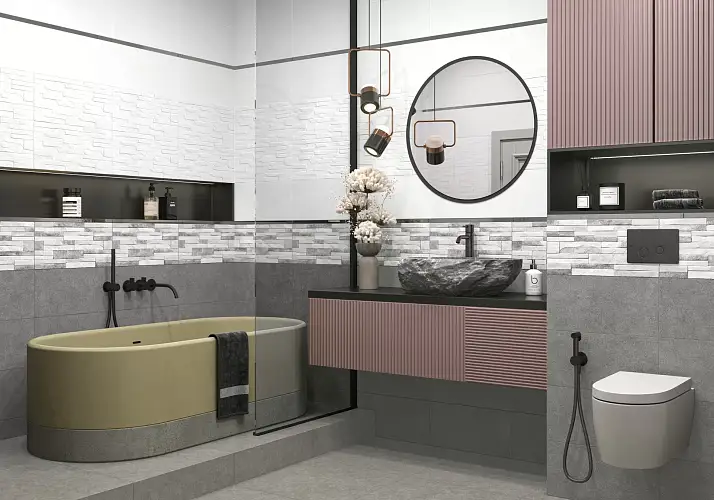 Discover Серый TWU2550DCV04 Матовая 24,9x50