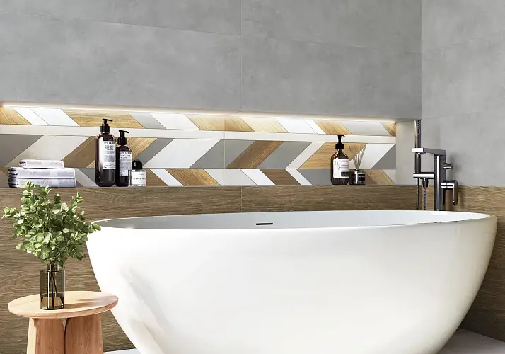 Mural Белая TWU3090MUR07R Матовая 30x90