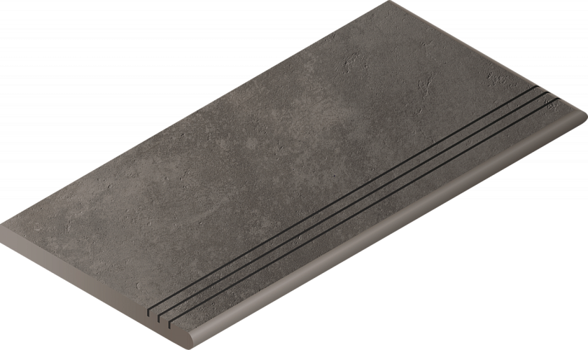 Ступень правая Millennium X2 Black Gradino Round Dx Grip Закруг 620040000114 30x60