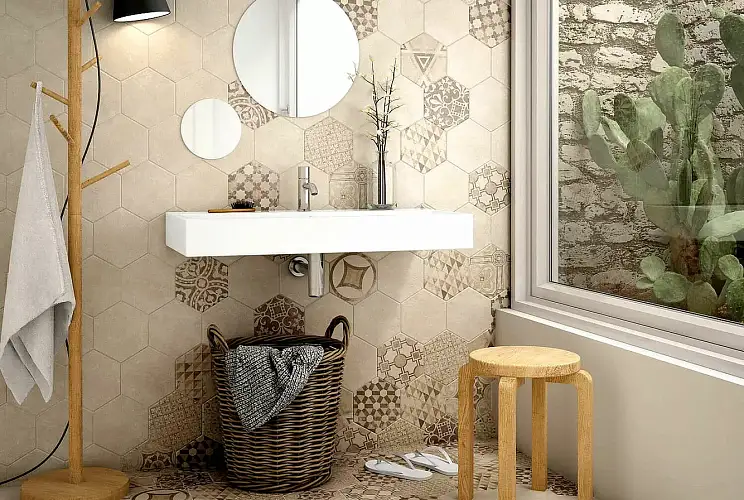 Hexatile Cement Sand 22095 17,5x20