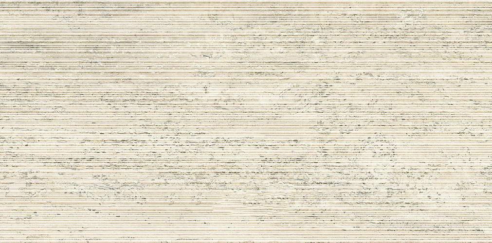 Trav.Bianco Vein Cut Ribbed Sq. TR01BAR Керамогранит 60x120