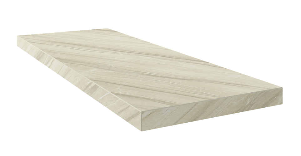Ступень угловая правая Треви Беж / Trevi Beige Scal.90 Ang.Dx 33x90