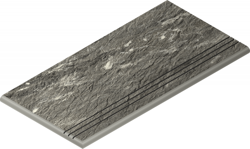 Ступень левая Skyfall X2 Grigio Gradino Round Sx Grip Закруг 620040000106 30x60