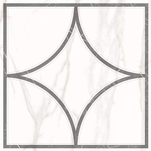 Декор Каррара Нова Геометрия 7346-0002 45x45