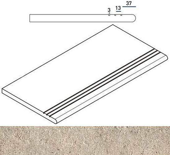 Ступень Everstone Desert Gradino Round Grip Закругл 620040000095 30x60