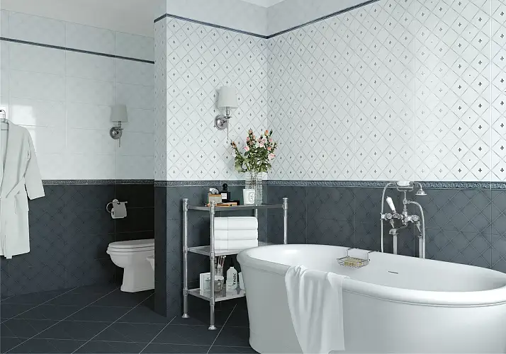 Бордюр Adele Verde BW0ADE24 Глянцевая Рельефная 5x50