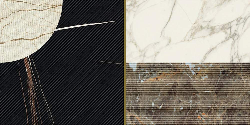 Декор Chame Deluxe Arabescato White Inserto Deco Lucido 600080000419 40x80