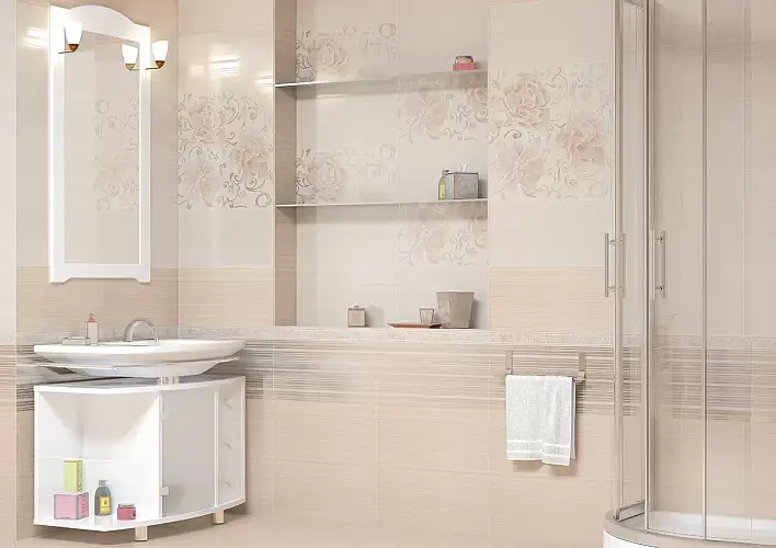 Бордюр Pion Crema BW0PIN01 Глянцевая 5x50