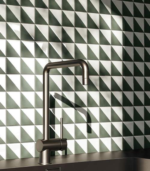 Magma Petrol Mosaico Enigma Чёрно-Белая Матовая 30x30