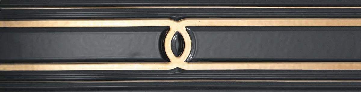 Бордюр Marvel Gold Black 7,8x30,5