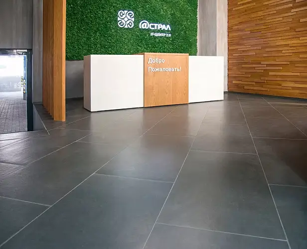 Граните Стоун Цемент Светло-бежевый SR Структур Рект Керамогранит 59,9x120