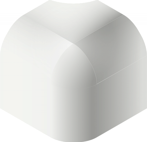 Вставка Chame Deluxe Bianco Michelangelo Spigolo A.E. Lucido 600090000855 1x1