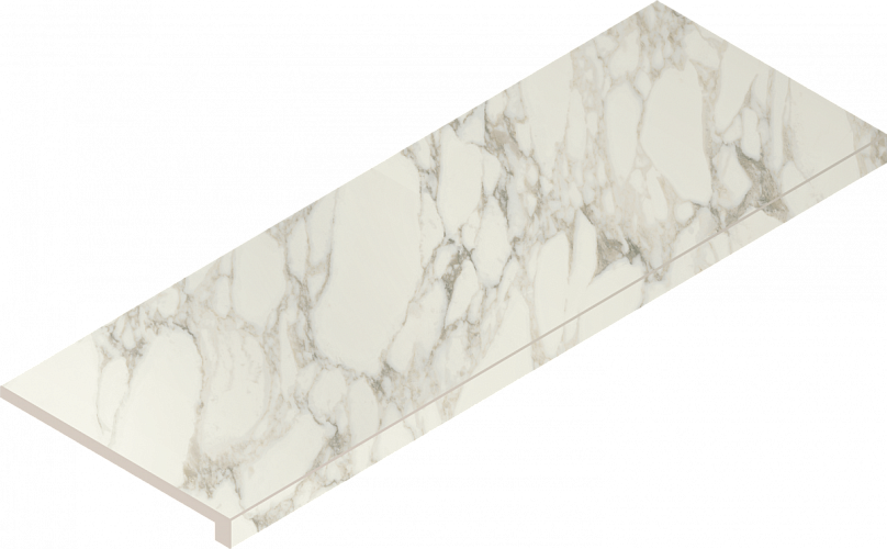 Ступень угловая правая Charme Deluxe Arabescato White Scal.80 Ang.Dx Nat 620070001626 33x80