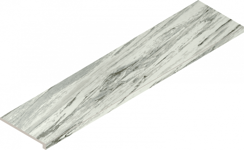 Ступень угловая левая Skyfall Bianco Paradiso Scal.120 Ang.Sx Cerato 620070001559 33x120