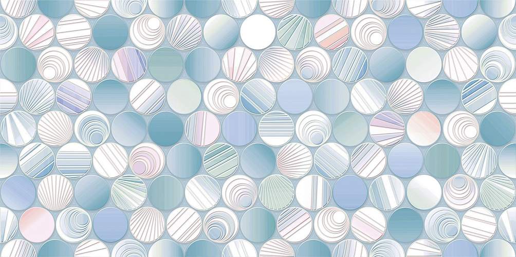 Bolle Голубой TWU09BOL016 Глянцевая Рельефная 24,9x50