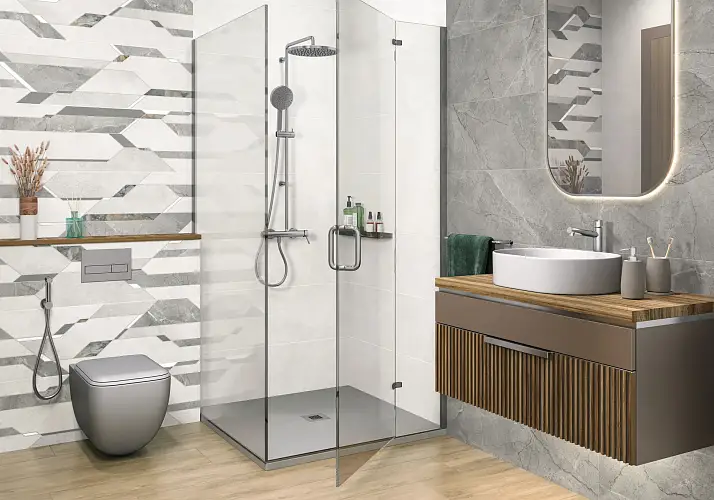 Anturin Многоцветная Геометрия 2 TWU3090ATU27R Матовая 30x90