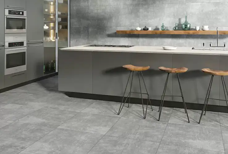 Граните Стоун Цемент Светло-бежевый SR Структур Рект Керамогранит 59,9x120