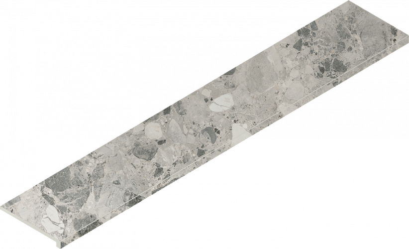 Ступень Фронтальная Continuum Stone Grey 620070002345 33x160