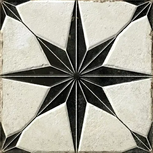 FS Starlight Black LT 40465 Матовый Рельефный Керамогранит 22,3x22,3