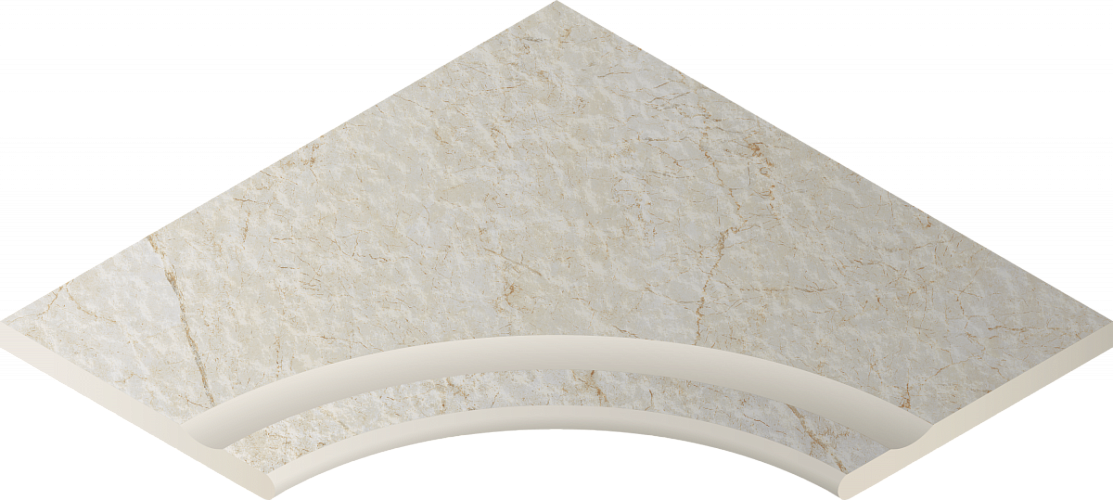 Бортик Contempora Pure Bordo Svasato Angolare Round 30 С выемкой Угл Закругл 620090000272 60x60