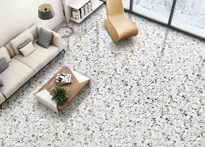 Terrazzo White Creative NTTVL99847D Матовый Керамогранит 60x120