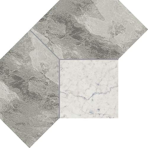 Декор-Мозаика Charme Extra Silver Polygon 620110000083 21x28,5