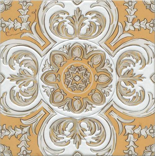 Декор Алмаш HGD\B510\SG9174 Центр Желтый 30х30