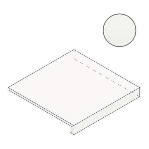 Ступень угловая правая Charme Advance Сremo Delicato Scal.160 Ang.Dx Nat 620070002015 33x160