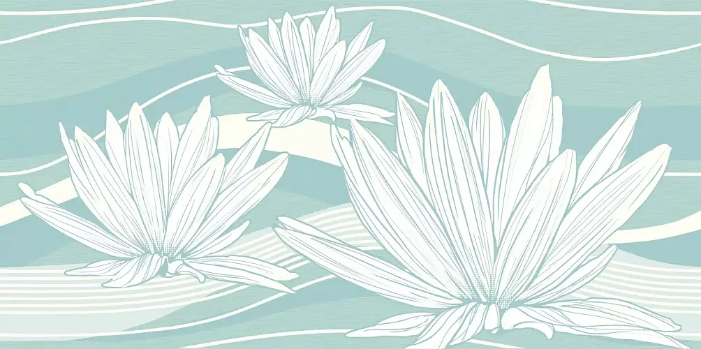 Декор Fluence DW9FLC06 Глянцевая 25x50