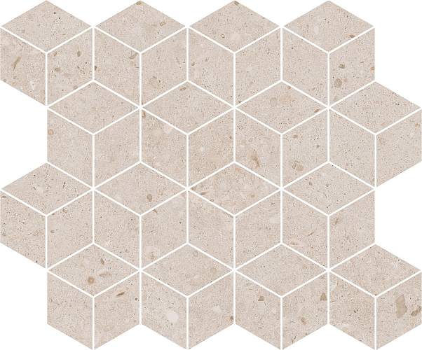 Декор Мозаика Риккарди T017\14054 Мозаичный Бежевый Матовый 37,5x45