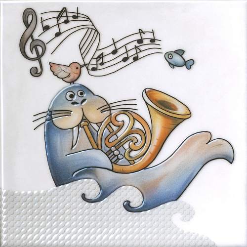 Декор Симфония 4 VT\A483\5232 Глянцевый 20х20