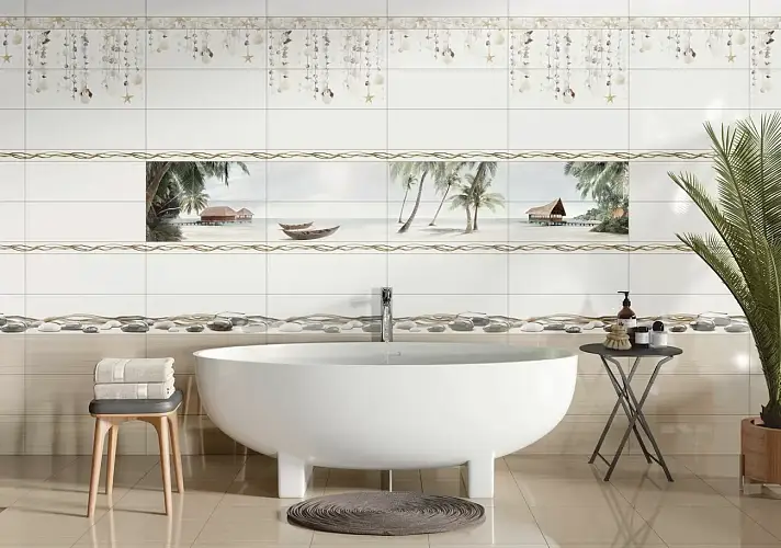 Ailand Белый 7,5 мм TWA11ALD004 Глянцевая 20x60