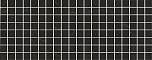 Декор Мозаика Алькала Черный Мозаичный MM7204 20x50