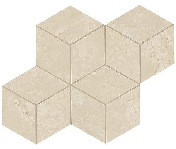 Мозаика Marvel Cream Prestige Mosaico Esagono Lappato 30x35
