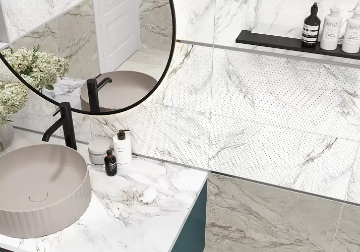 Декор Intensity Белый Light WT36ITS15 Глянцевая 30x60