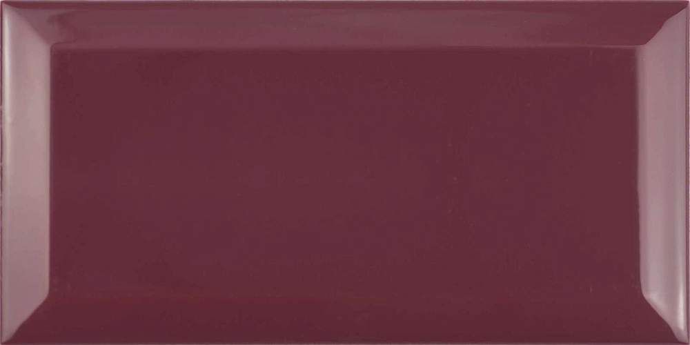 Biselado Burdeos Brillo 10x20