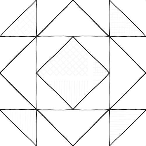 Домино Декорированный 6032-0432 Керамогранит 30x30