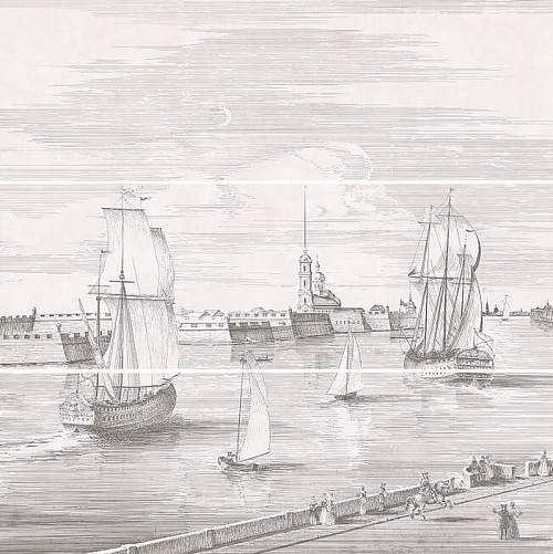 Панно Город на Воде SPb (из 3-х плиток) 12108R\3x\3F 75х75